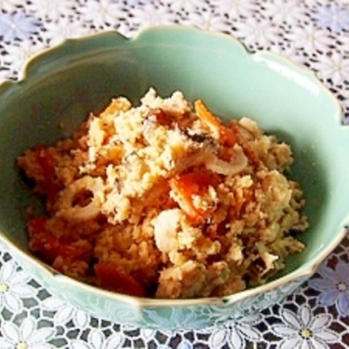 レンジでok お手軽 おからの ふっくり おかず レシピ 作り方 By ふる る 楽天レシピ